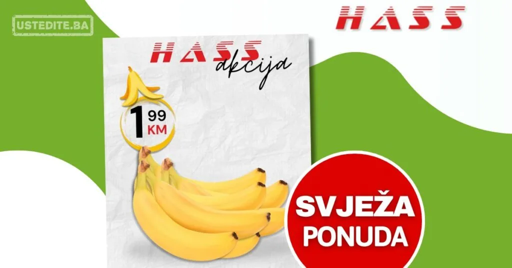 Hass komerc HIT CIJENA banana 26-31.12.2025.