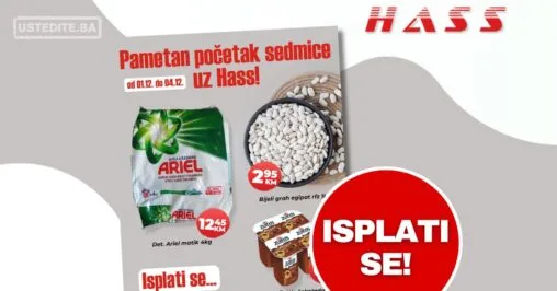Hass komerc akcija za početak sedmice 1-4.12.2025.