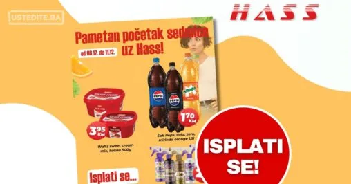Hass komerc akcija za početak sedmice 8-11.12.2025.