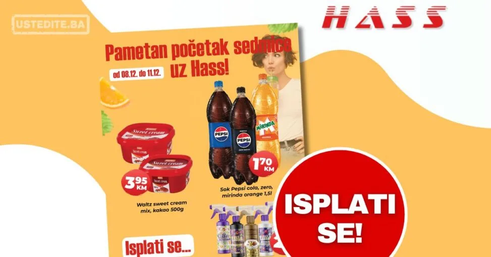 Hass komerc akcija za početak sedmice 8-11.12.2025.