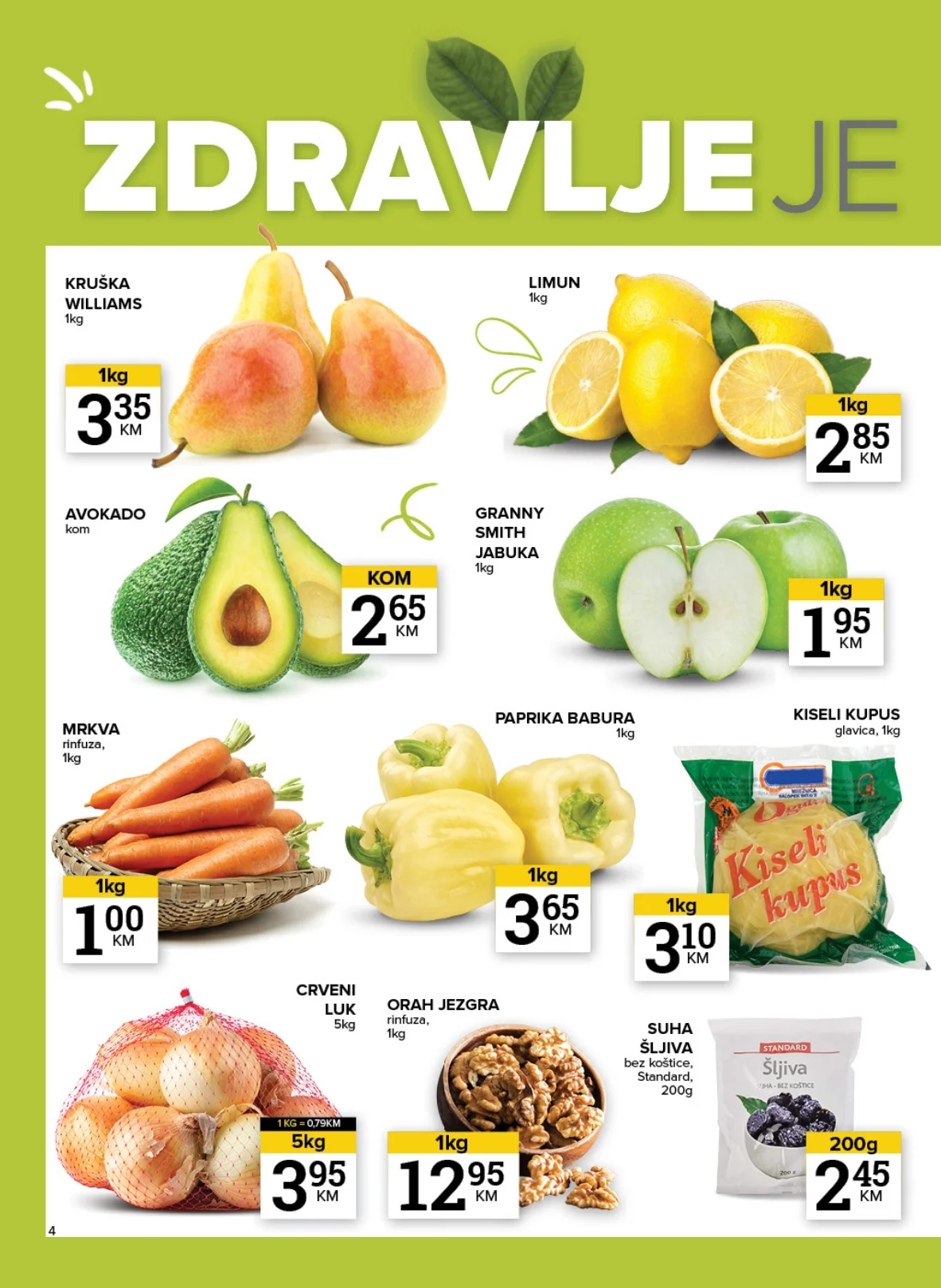 Konzum ZDRAVE NAMIRNICE 2-8.12.2025.