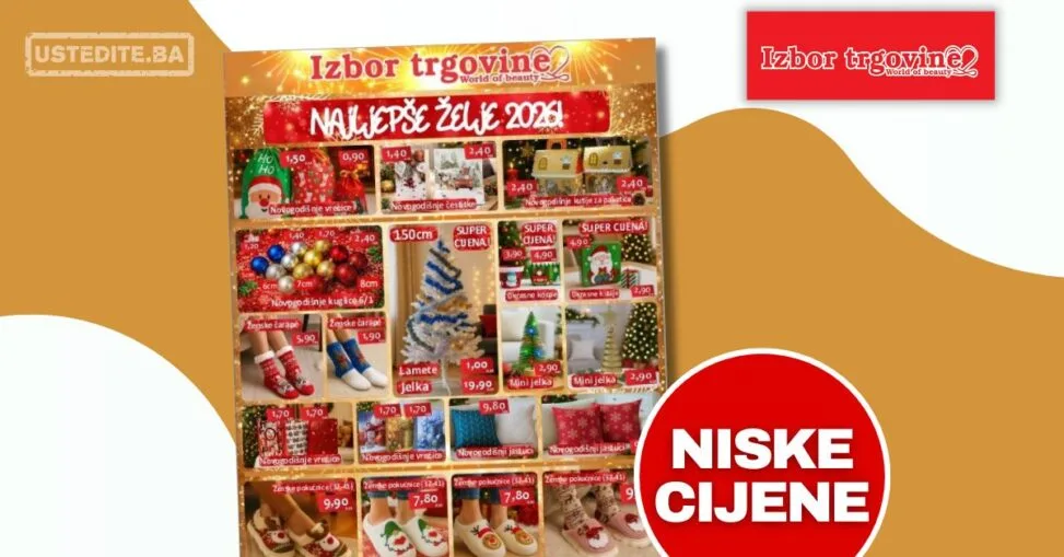 Izbor trgovine SNIŽENJE do 2.1.2026.