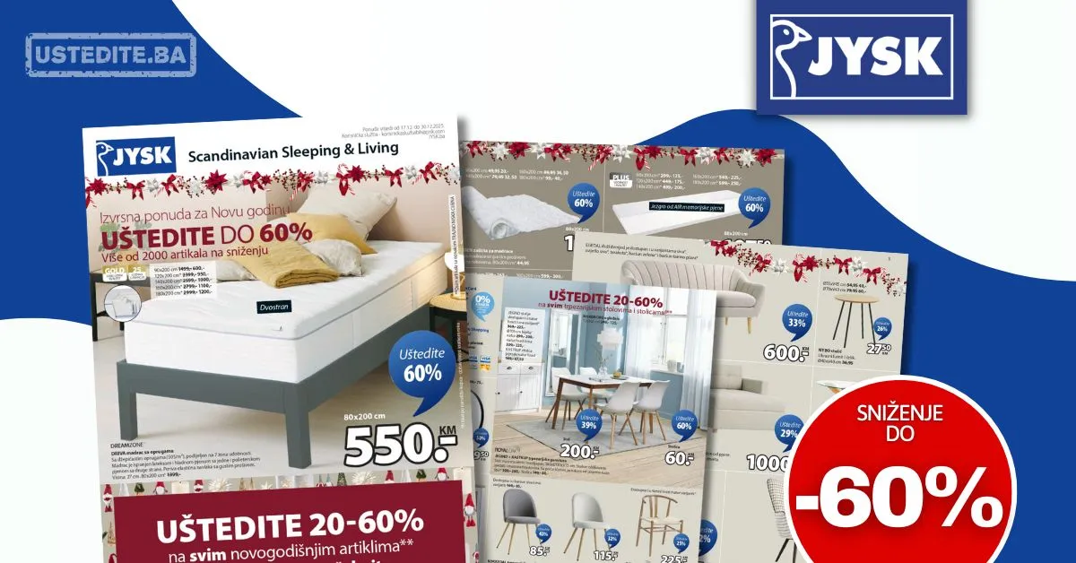 Jysk katalog 17-30.12.2025.