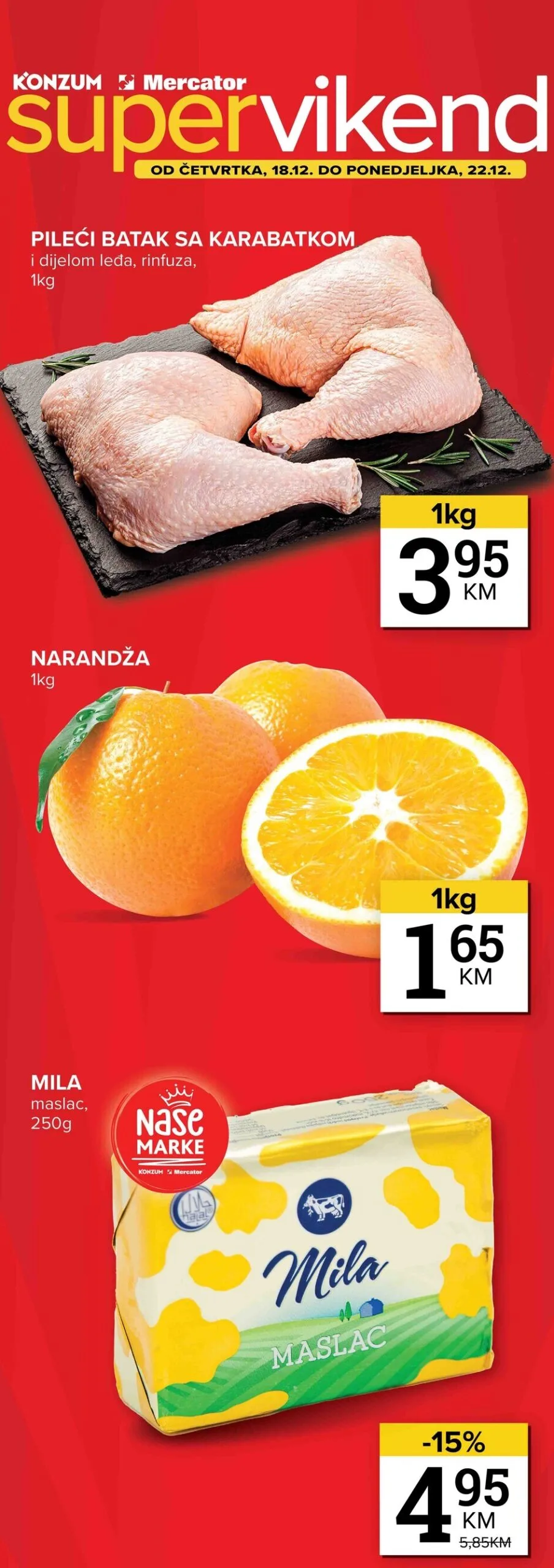 Konzum vikend akcija 18-22.10.2025.