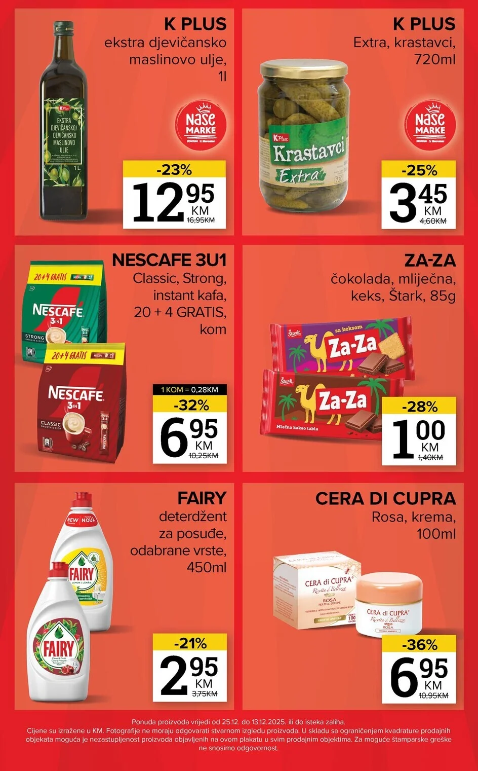 Konzum vikend akcija 25-31.12.2025. 