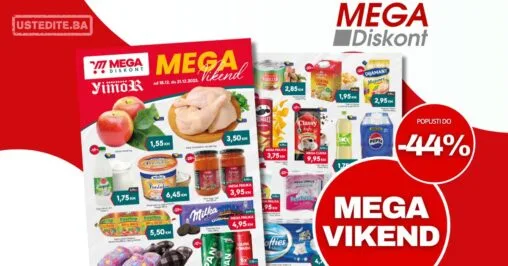 Mega Diskont vikend akcija 18-21.12.2025.