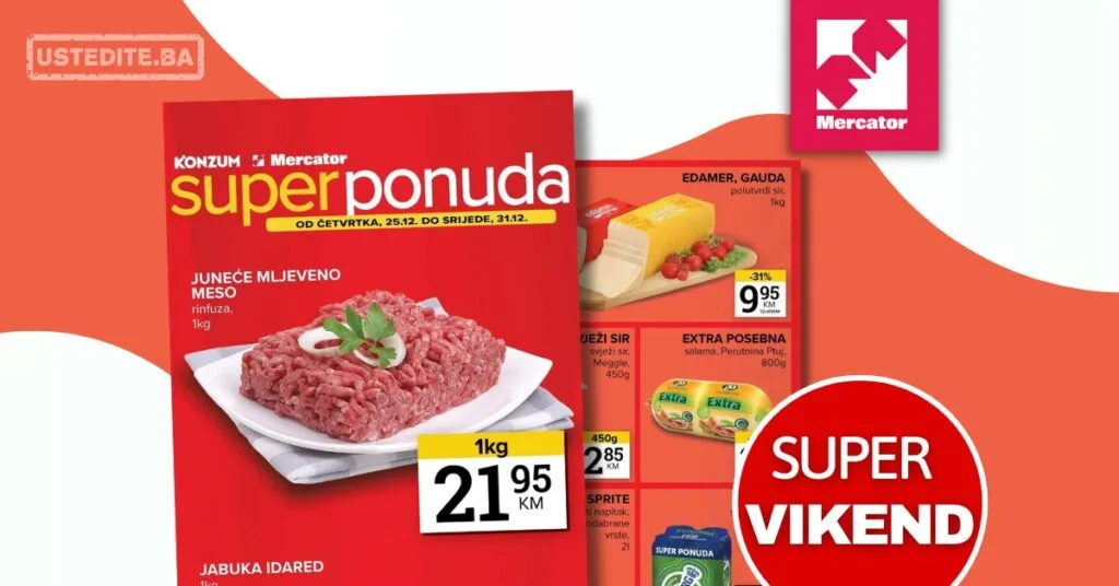 Mercator vikend akcija 25-31.12.2025.