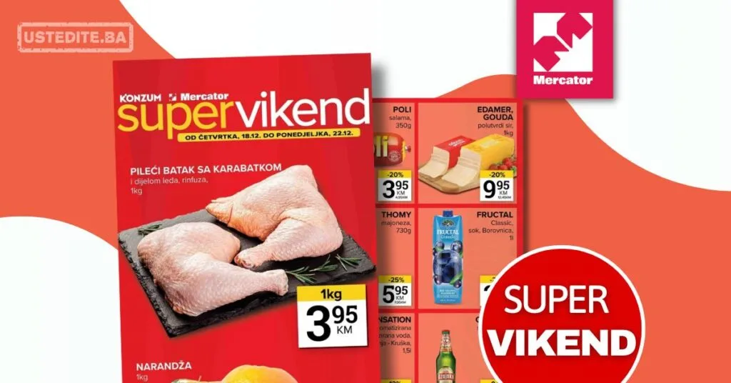 Mercator vikend akcija 16-22.12.2025.