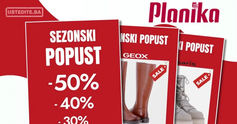 Planika SEZONSKI POPUST do 50% decembar 2025.