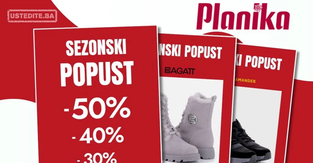 Planika SEZONSKI POPUST do 50% januar 2026.