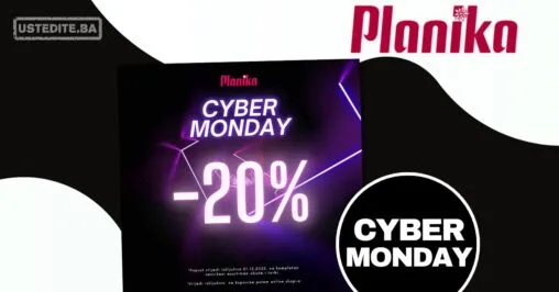 Planika Cyber Monday samo DANAS 1.12.2025.