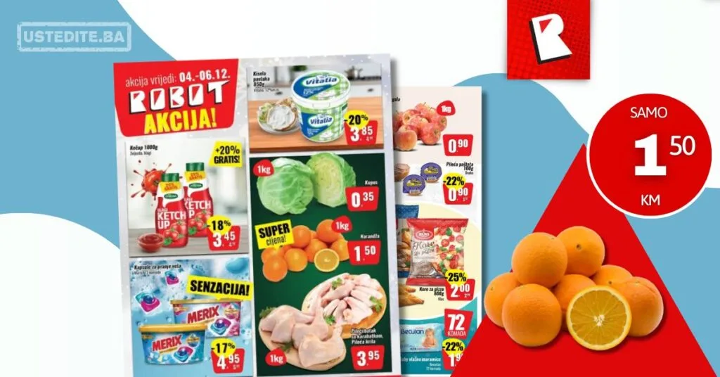 Robot vikend akcija 4-6.12.2025.