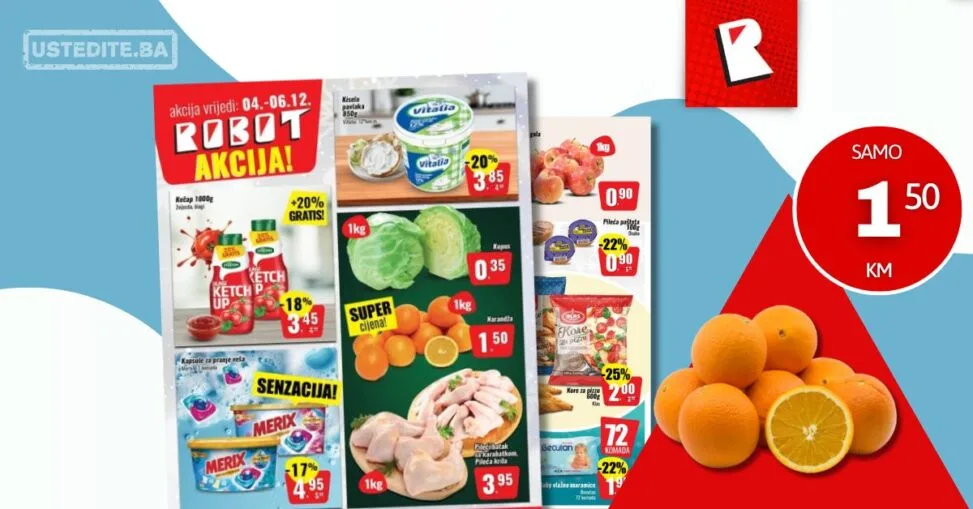 Robot vikend akcija 4-6.12.2025.