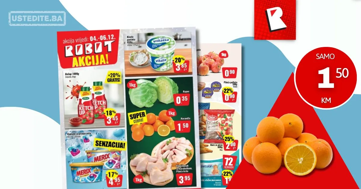 Robot vikend akcija 4-6.12.2025.