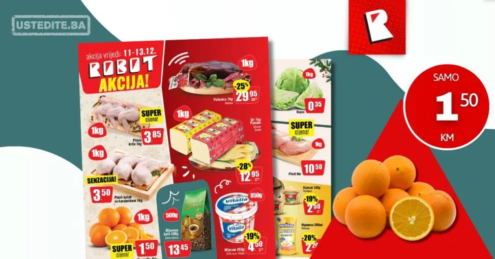 Robot vikend akcija 11-13.12.2025.