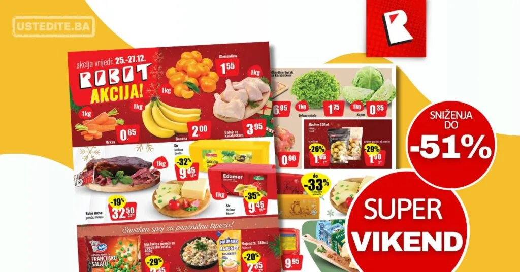 Robot vikend akcija 25-27.12.2025.
