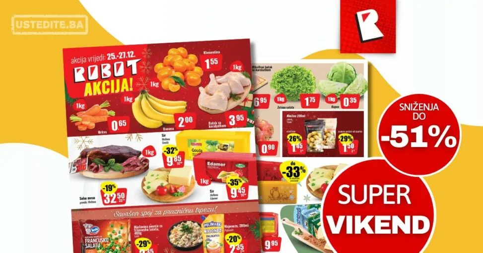 Robot vikend akcija 25-27.12.2025.