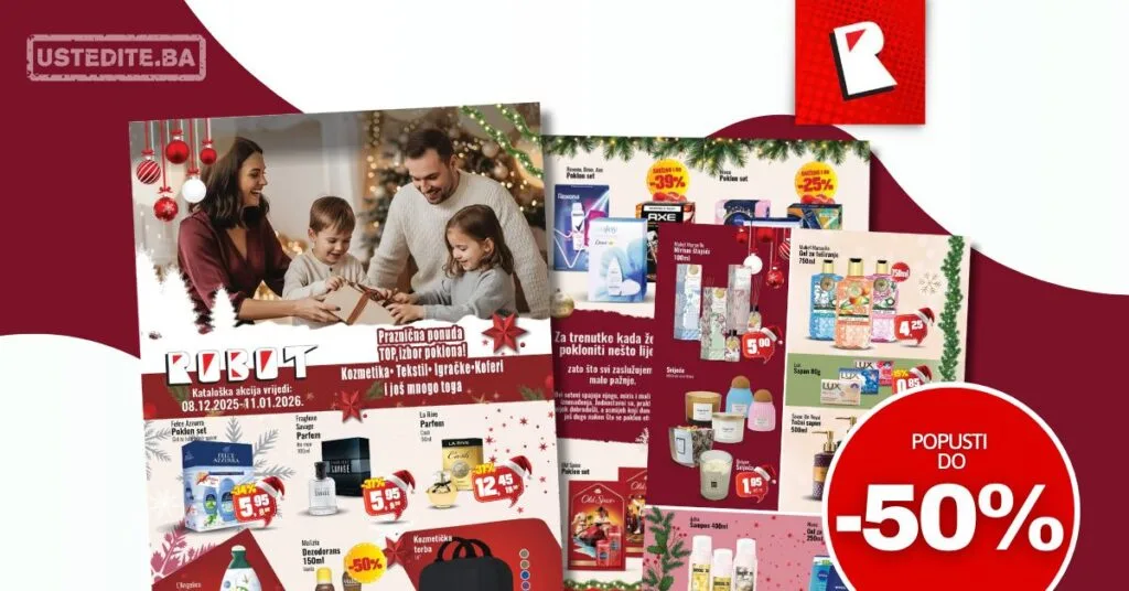 Robot akcija PRAZNIČNA PONUDA sniženje do 11.1.2026.