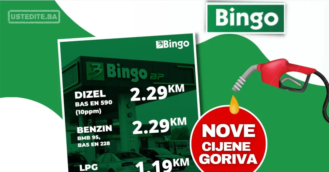 Bingo NOVE CIJENE GORIVA od 4.12.2025.