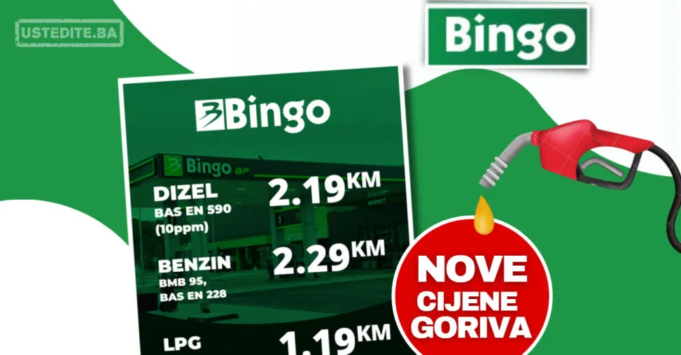 Bingo NOVE CIJENE GORIVA od 16.12.2025.