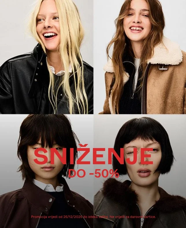 Bershka SNIŽENJE od 25.12.2025. do isteka zaliha
