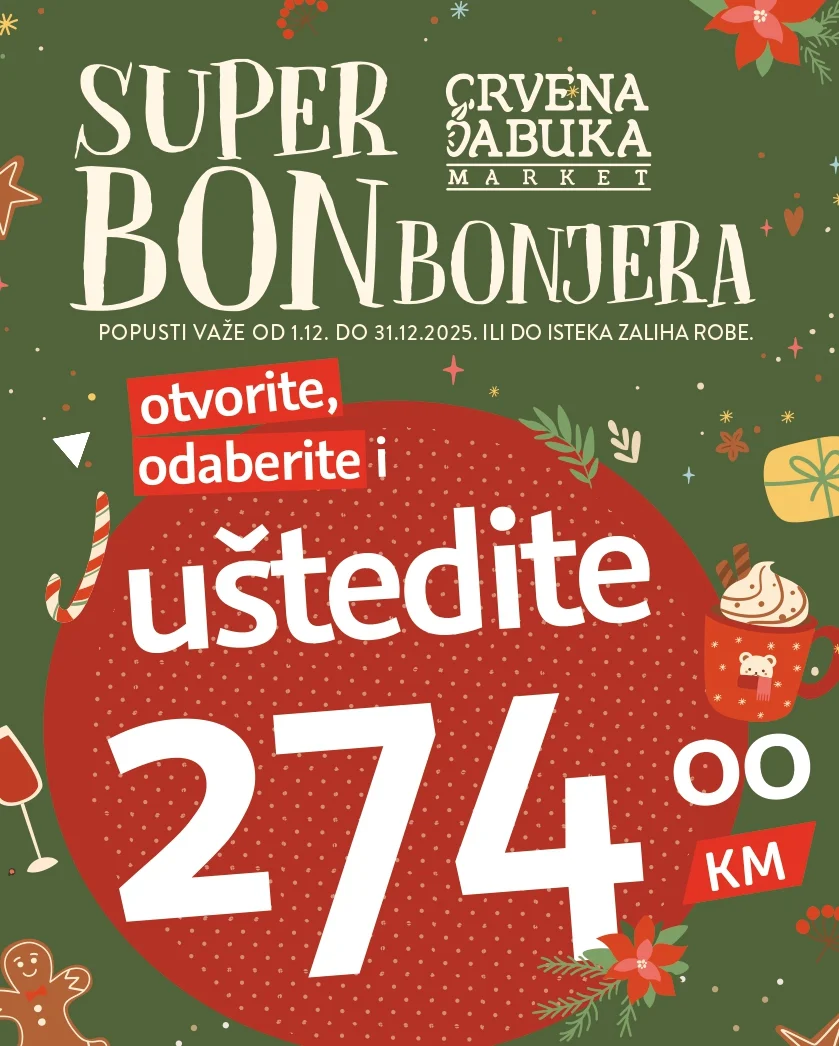 Crvena Jabuka katalog SUPER BONBONJERA 1-31.12.2025.
