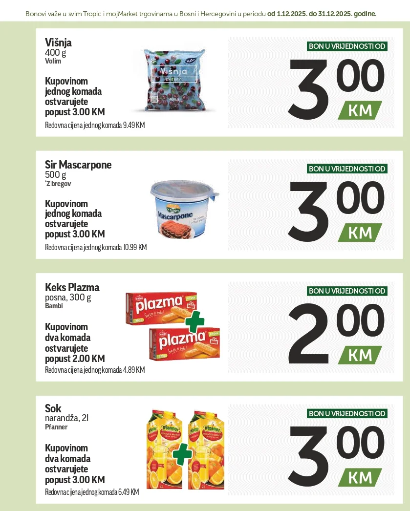 Tropic BONBONJERA 1-31.12.2025.