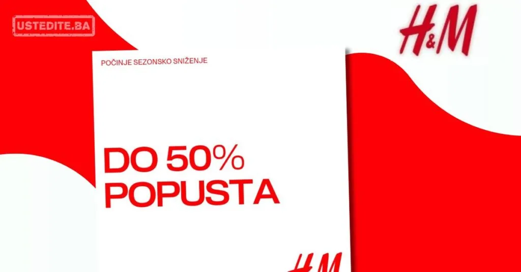 H&M SEZONSKO SNIŽENJE do 50% 10.12.2025-5.1.2026.