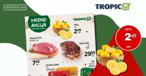 Tropic vikend akcija 26-28.12.2025.