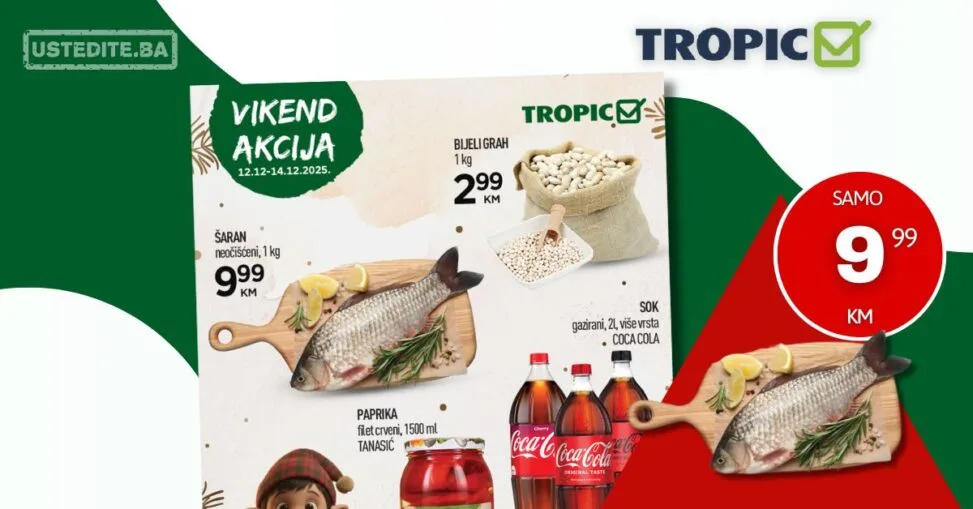 Tropic vikend akcija 12-14.12.2025.