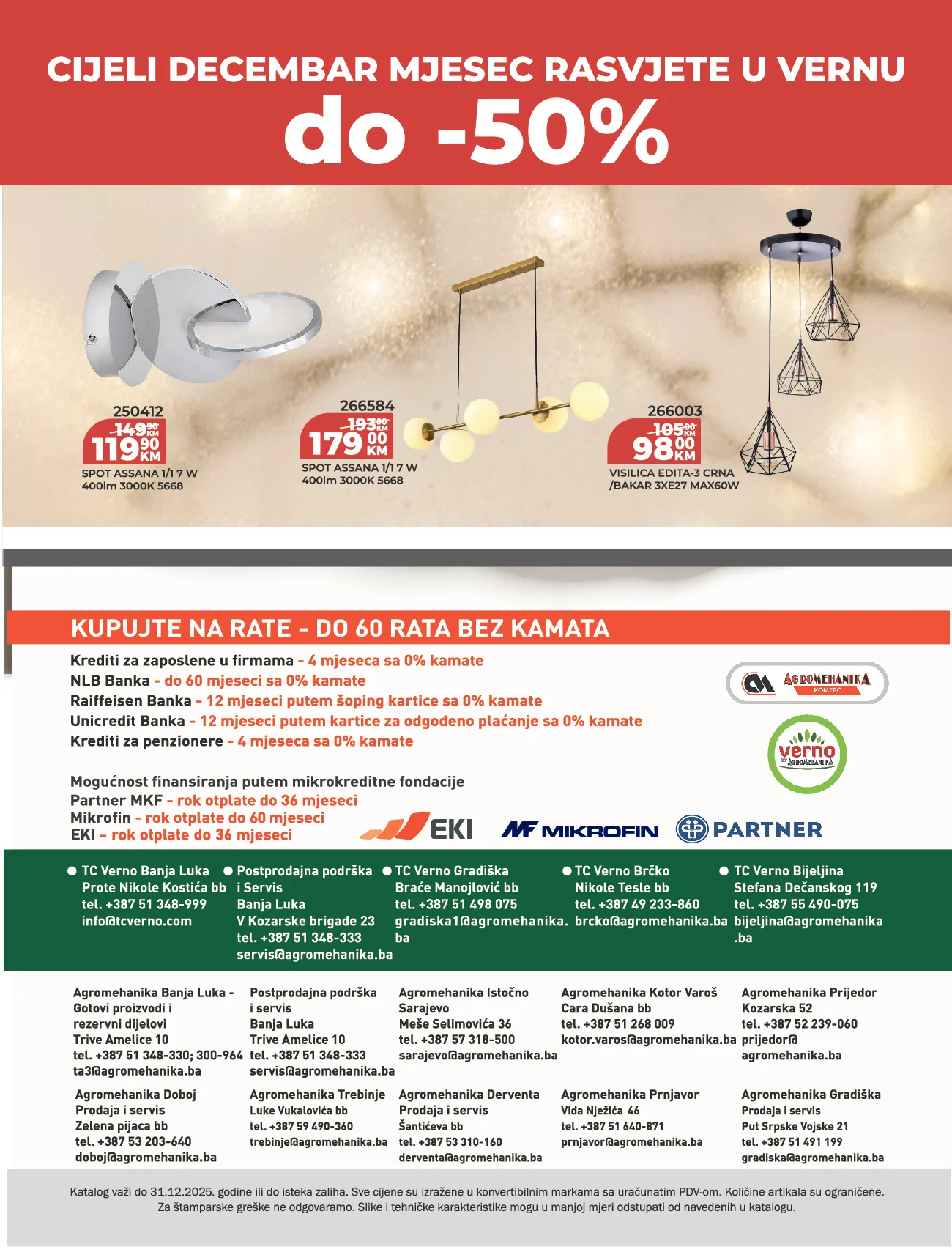 Verno by Agromehanika katalog decembar 2025.