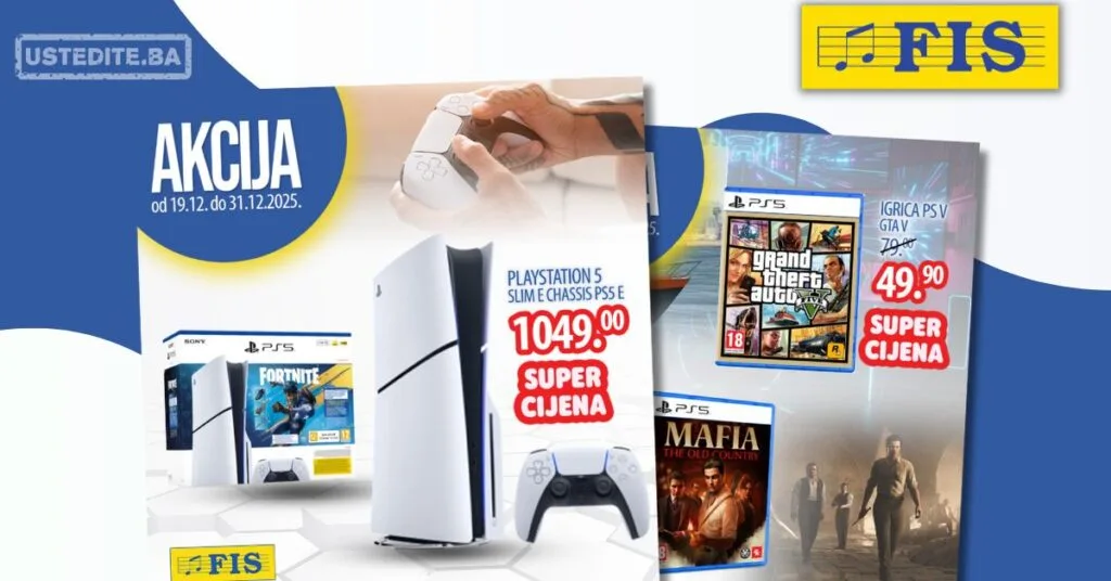 Fis akcija PlayStation 5 i PS5 igrice 19–31.12.2025.