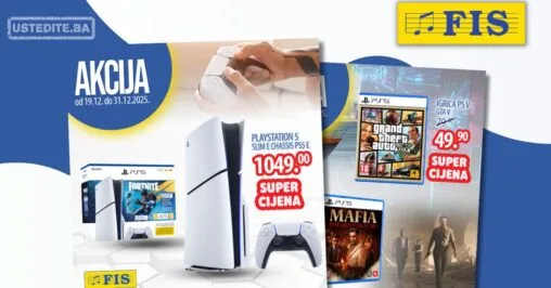 Fis akcija PlayStation 5 i PS5 igrice 19–31.12.2025.