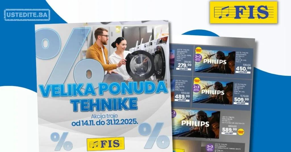Fis akcija TEHNIKA sniženje do 31.12.2025.