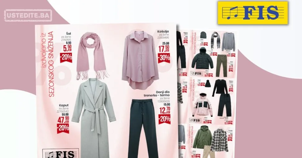 Fis sezonsko sniženje odjeće 2025/2026.