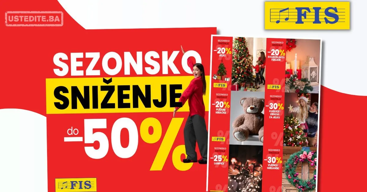 Fis SEZONSKO SNIŽENJE do 15.1.2026.