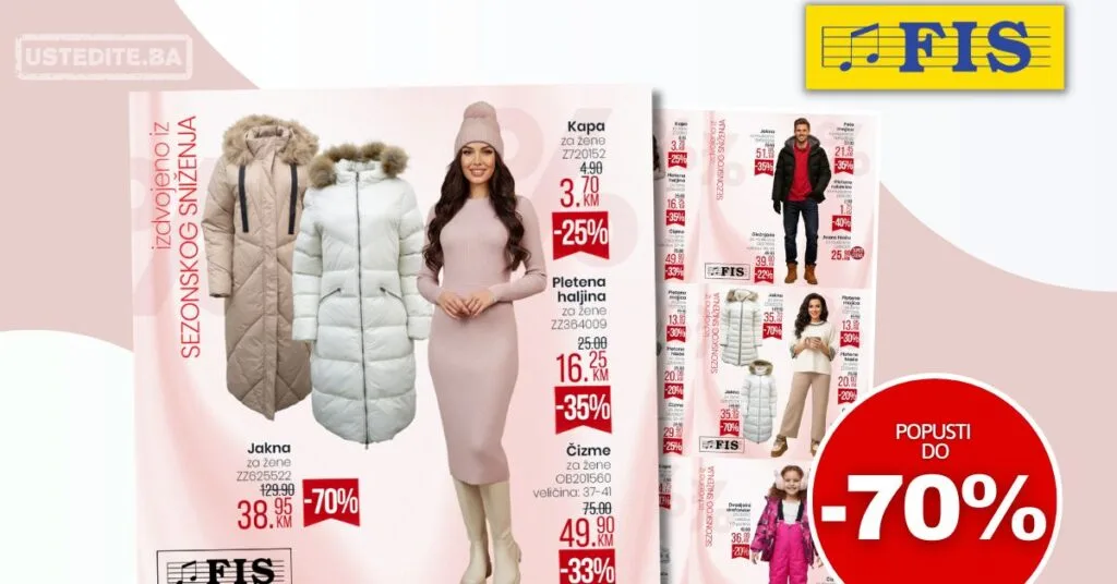 Fis SEZONSKO SNIŽENJE do 70% do 15.01.2026.