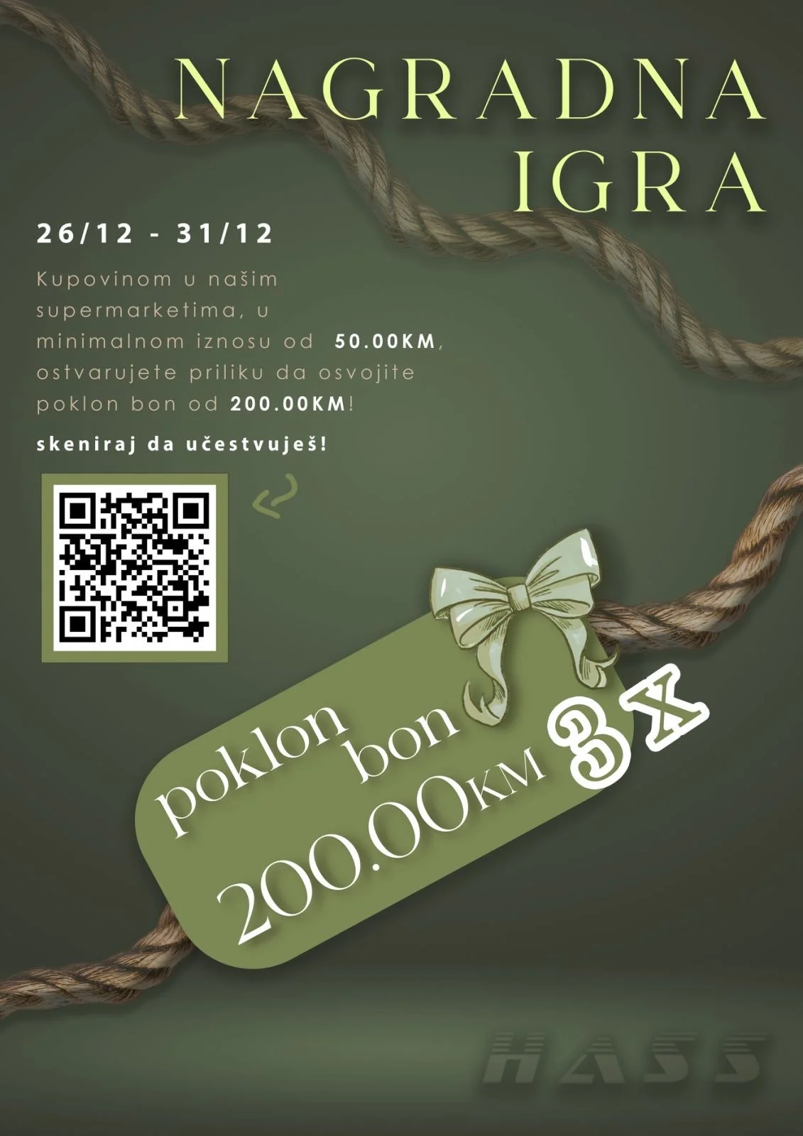 Hass komerc NAGRADNA IGRA 26-31.12.2025.