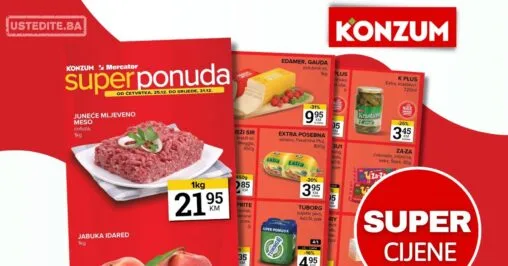 Konzum vikend akcija 25-31.12.2025.