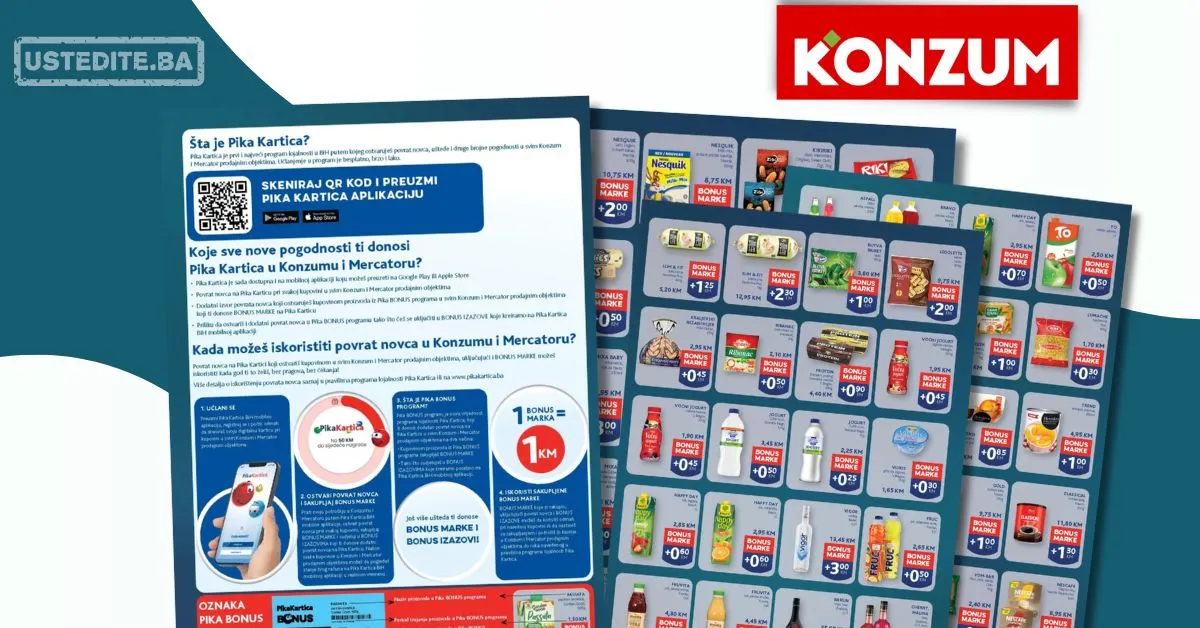 Konzum Pika kartica 23.12.2025-5.1.2026.