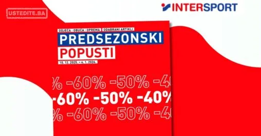 Intersport PREDSEZONSKI POPUSTI 10.12.2025-4.1.2026.
