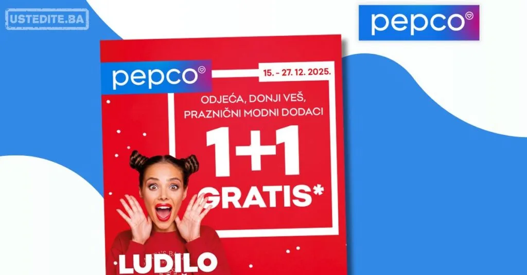 Pepco 1+1 GRATIS 15-27.12.2025.