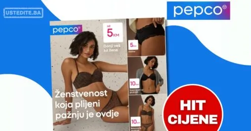 Pepco DONJI VEŠ ZA ŽENE decembar 2025.