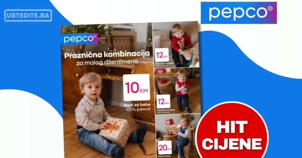 Pepco odjeća za bebe – praznična kolekcija decembar 2025.