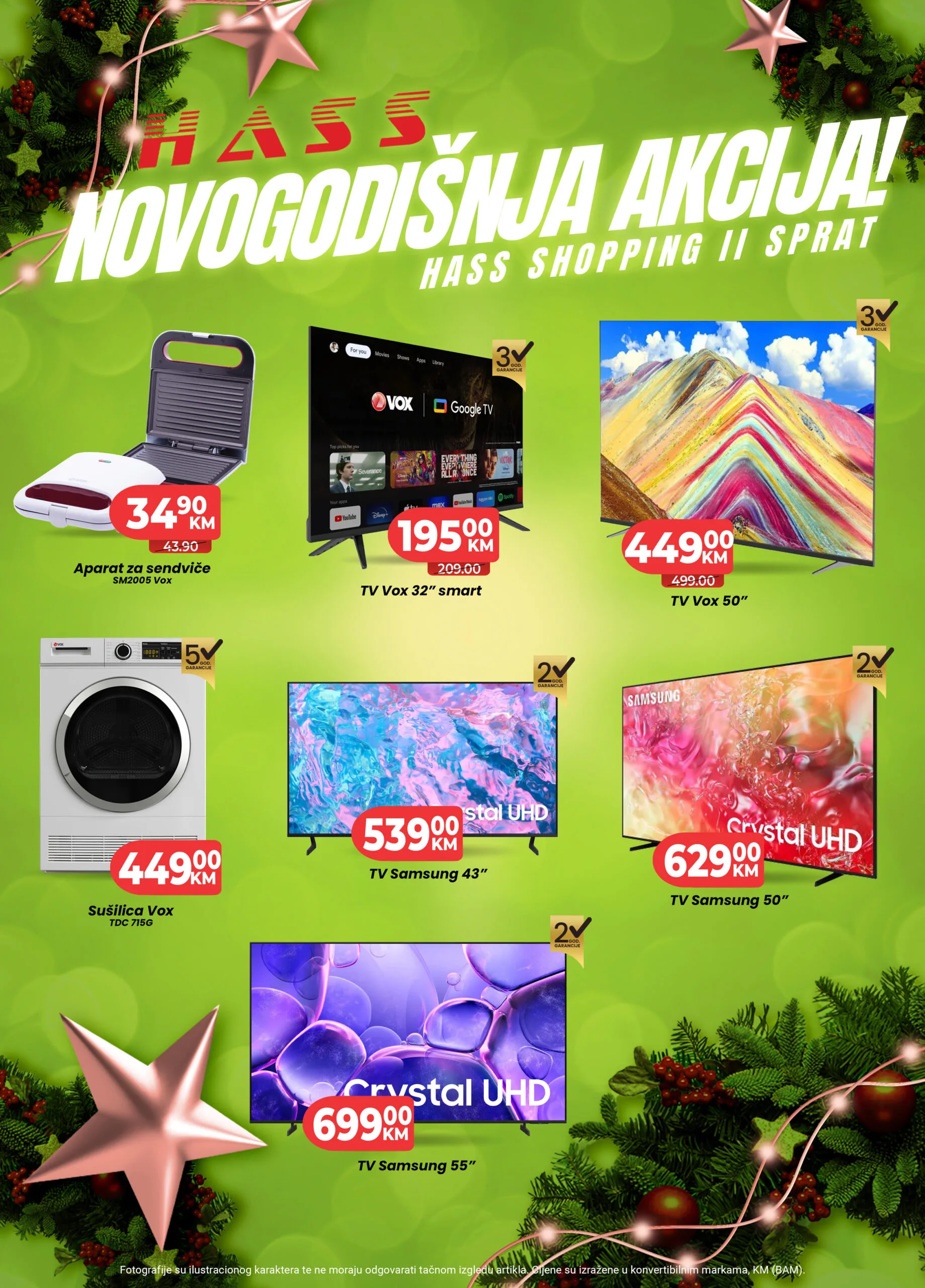 Hass komerc NOVOGODIŠNJA AKCIJA decembar 2025.