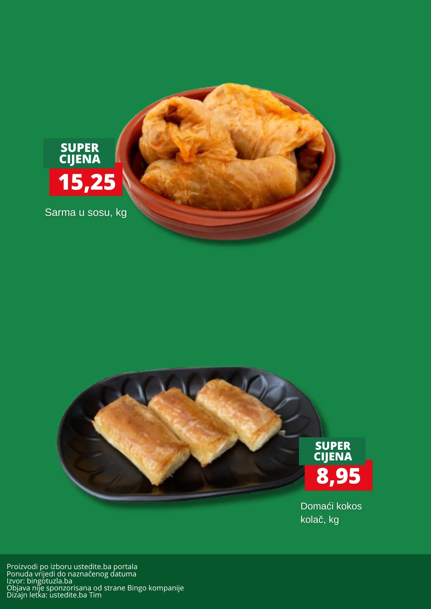 Bingo akcija GASTRO PONUDA