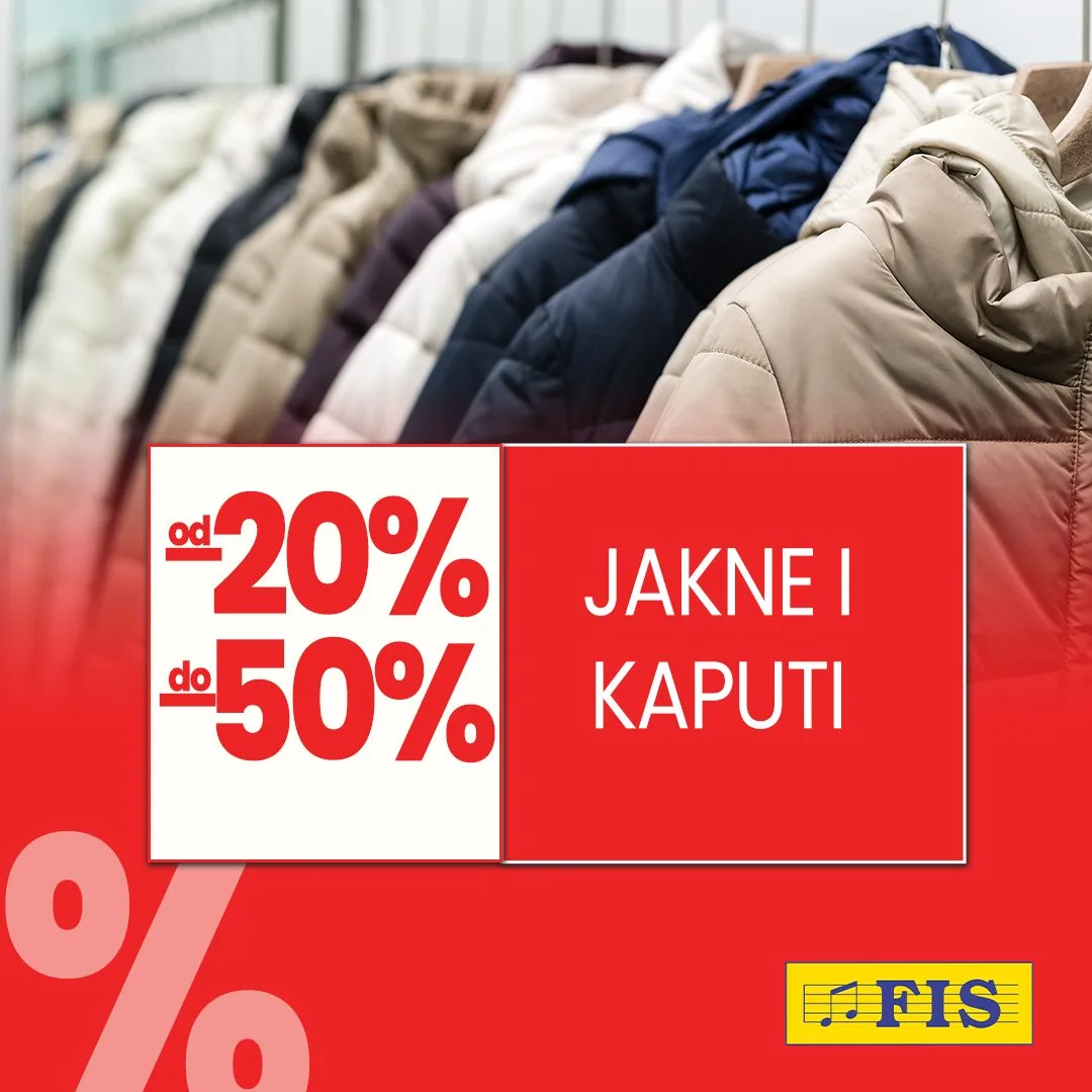 Fis SEZONSKO SNIŽENJE do 70% januar 2026.