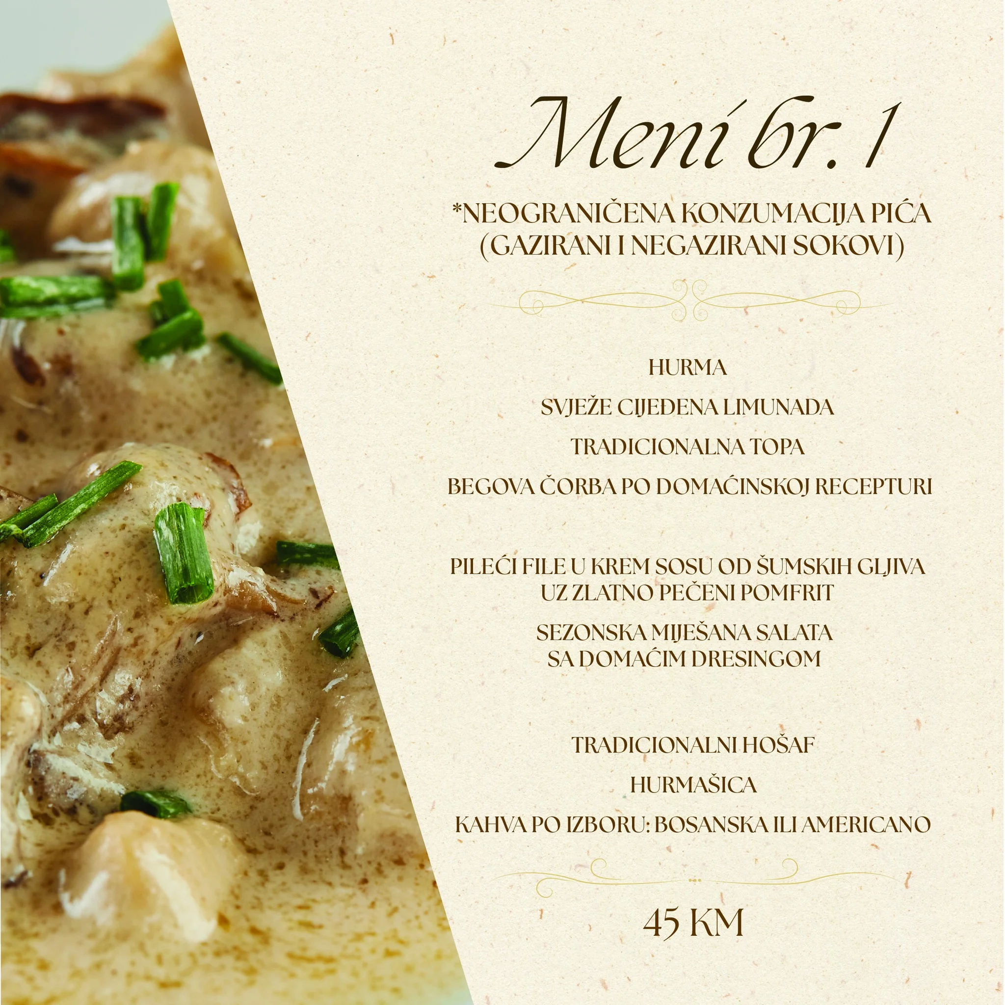 Tarčin Forest Resort and Spa Sarajevo - MGallery IFTARSKI MENI📍Sarajevo 2026.