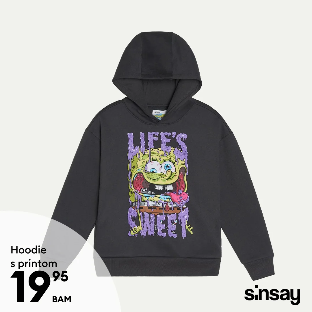 Sinsay akcija: SpongeBob kolekcija januar/februar 2026.