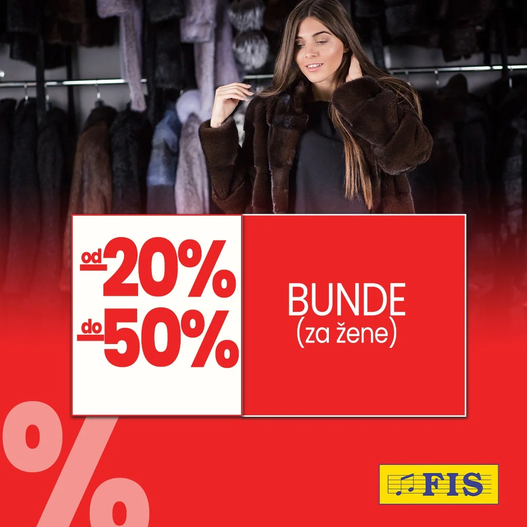 Fis SEZONSKO SNIŽENJE do 70% januar 2026.